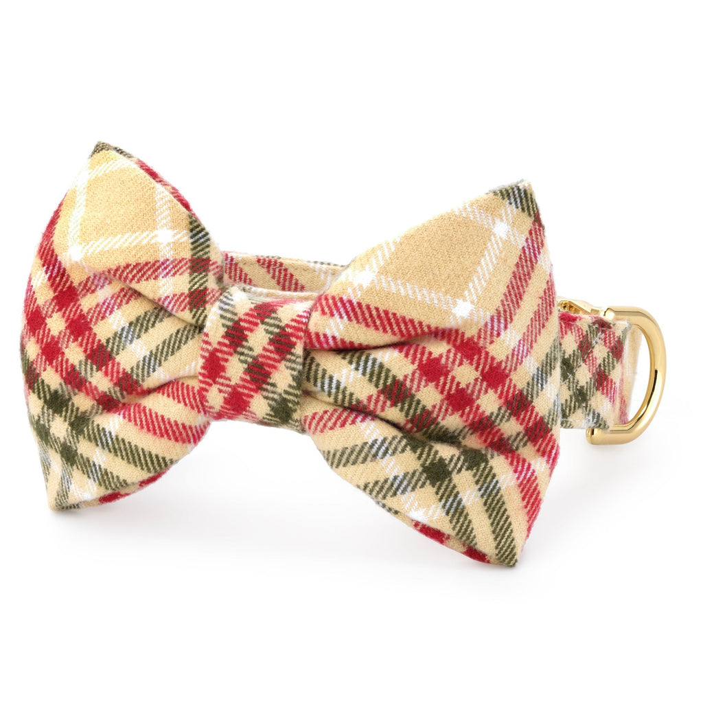 Kingston Plaid Flannel Bow Tie Collar – The Foggy Dog