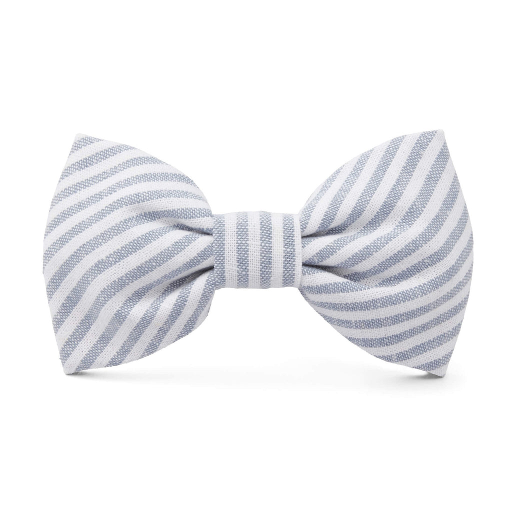 Blue Stripes Bow Tie Unbreakable Collar™