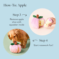 Apple Interactive Snuffle Dog Toy from The Foggy Dog