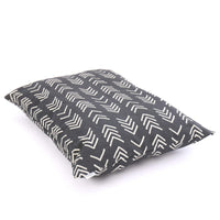 Modern Mud Cloth Black Dog Bed from The Foggy Dog 