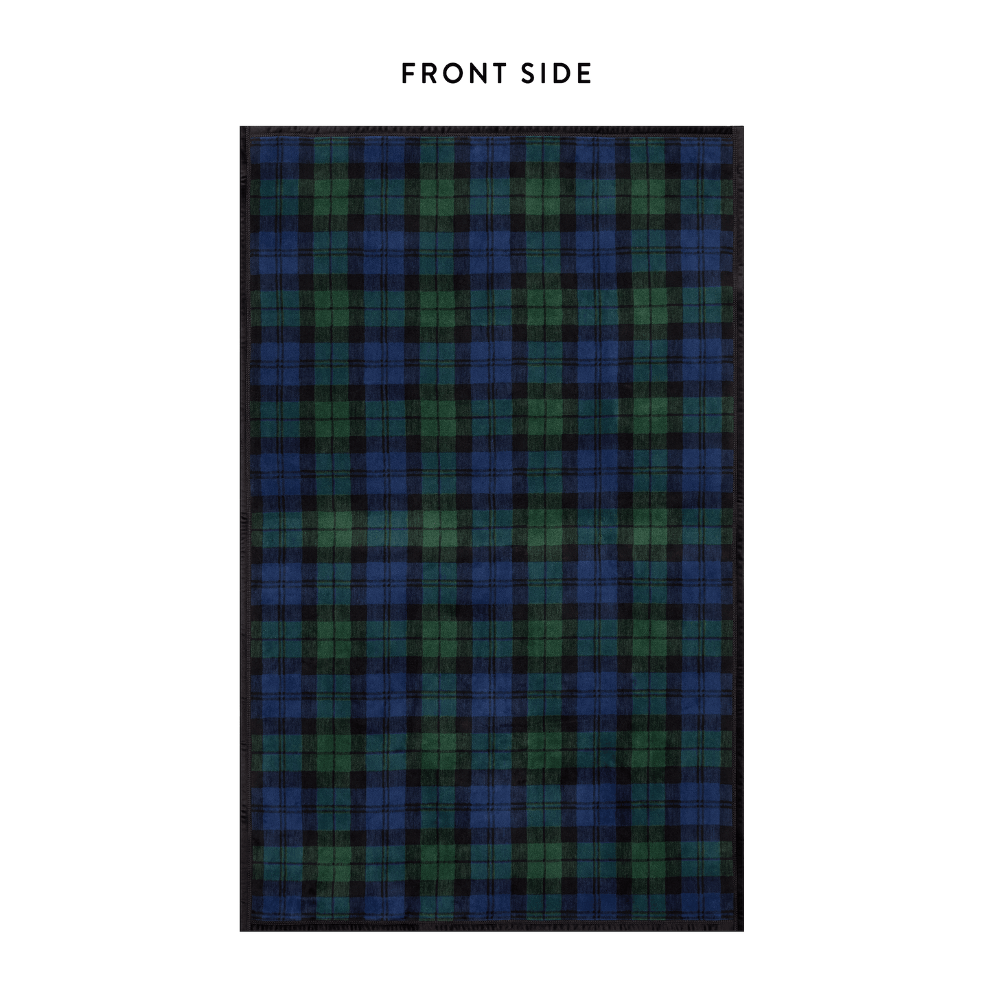 ChappyWrap x TFD Black Watch Plaid Dog Blanket from The Foggy Dog