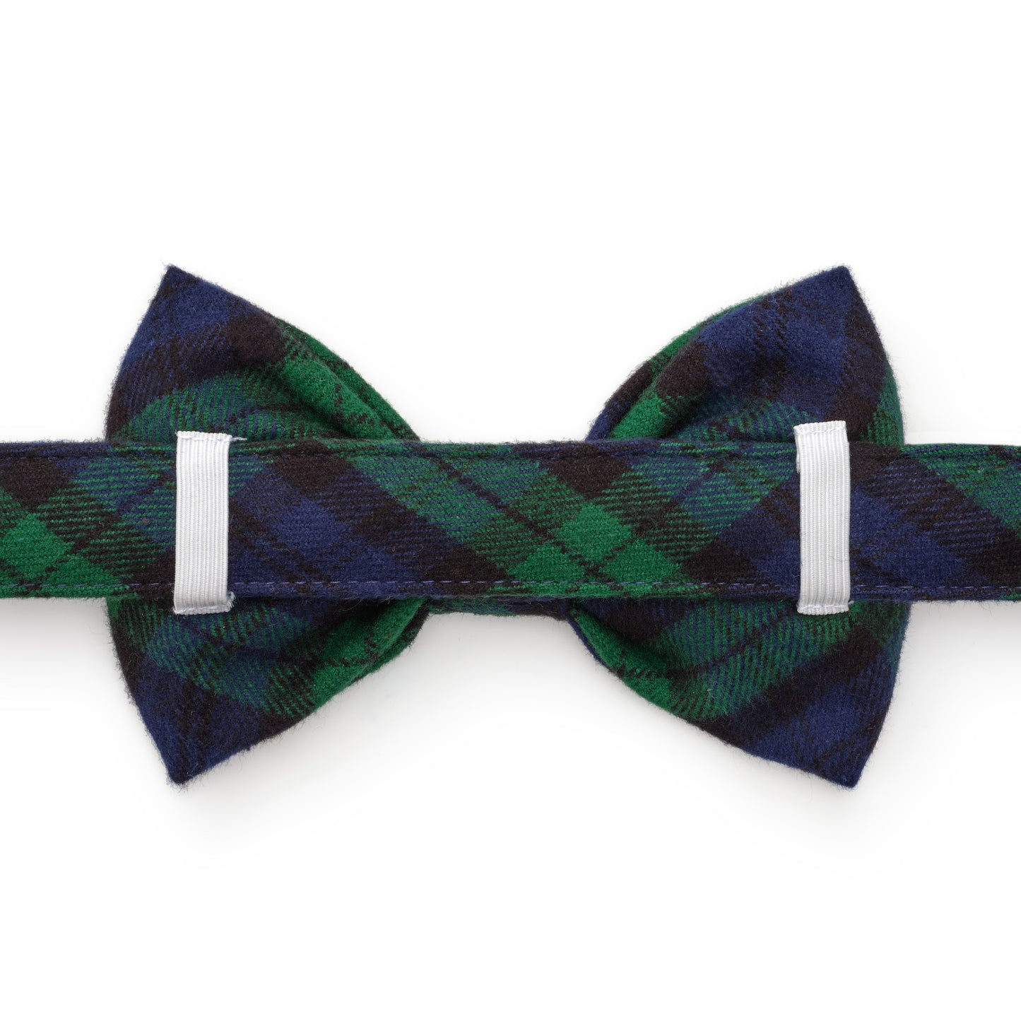 Black Watch Plaid Flannel Bow Tie Collar from The Foggy Dog