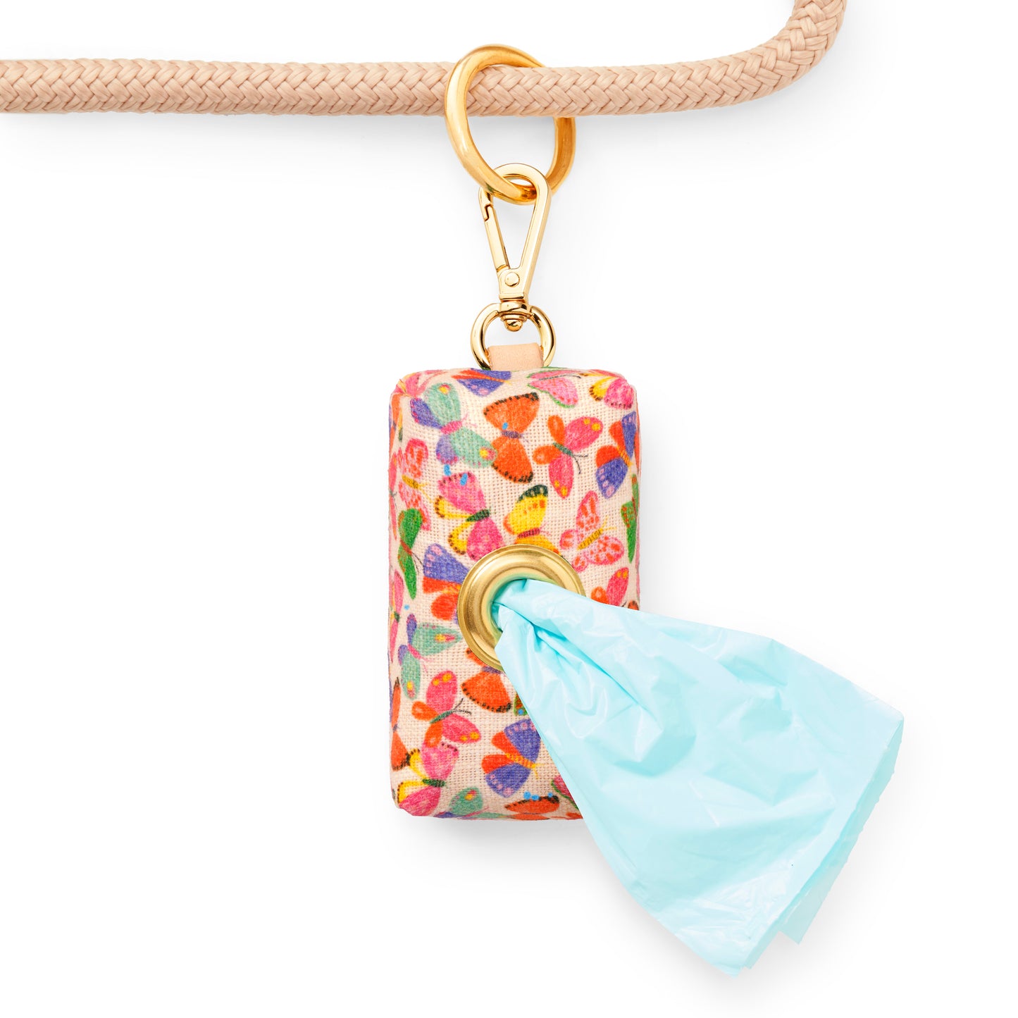 Bright Butterflies Waste Bag Dispenser from The Foggy Dog