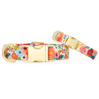 Rifle Paper Co. x TFD Garden Party Dog Collar from The Foggy Dog