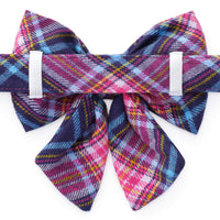 Camilla Plaid Flannel Lady Dog Bow from The Foggy Dog