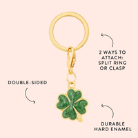 Lucky Clover Collar Charm from The Foggy Dog