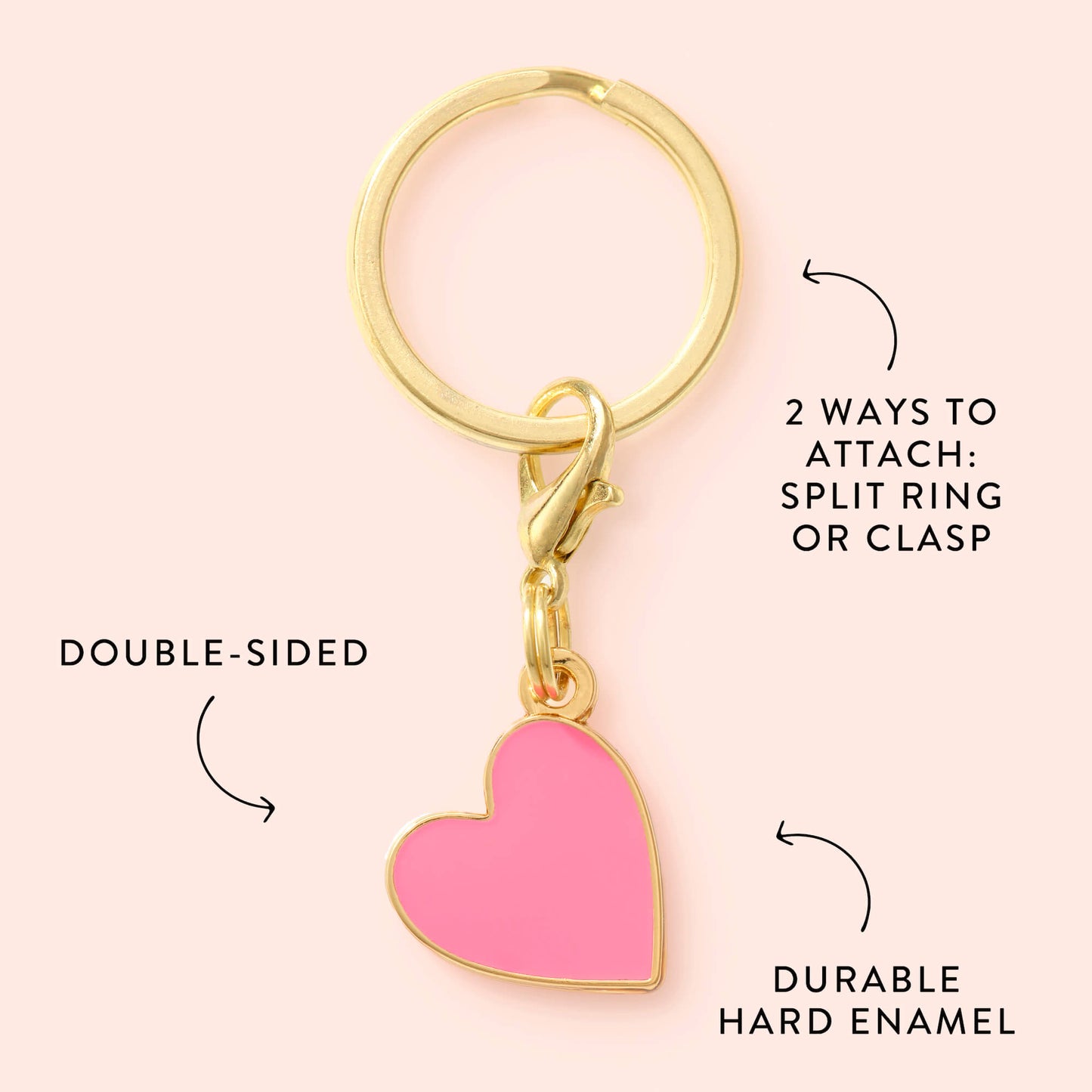 Heart Collar Charm from The Foggy Dog