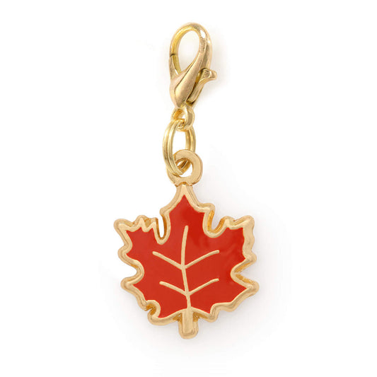 Maple Leaf Collar Charm from The Foggy Dog