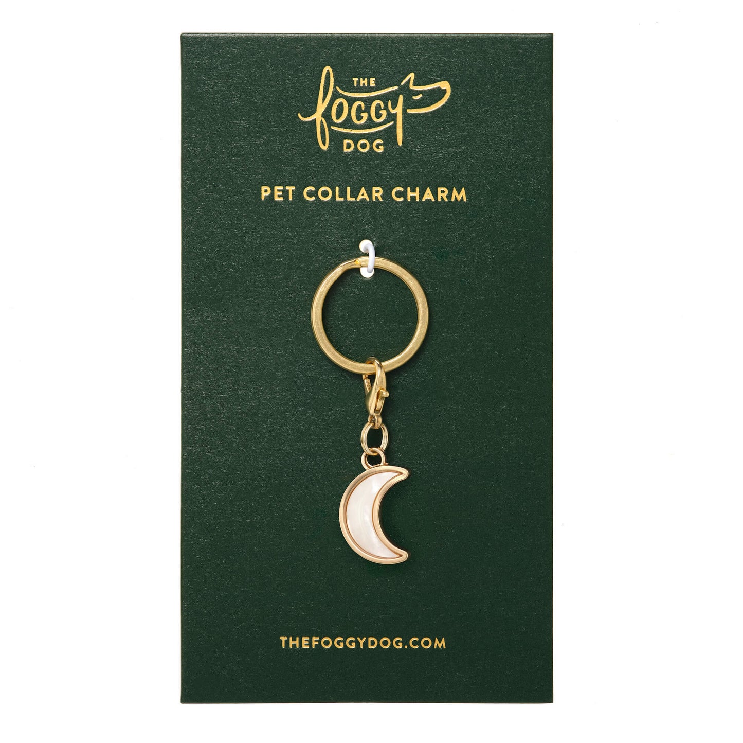 Moon Collar Charm from The Foggy Dog