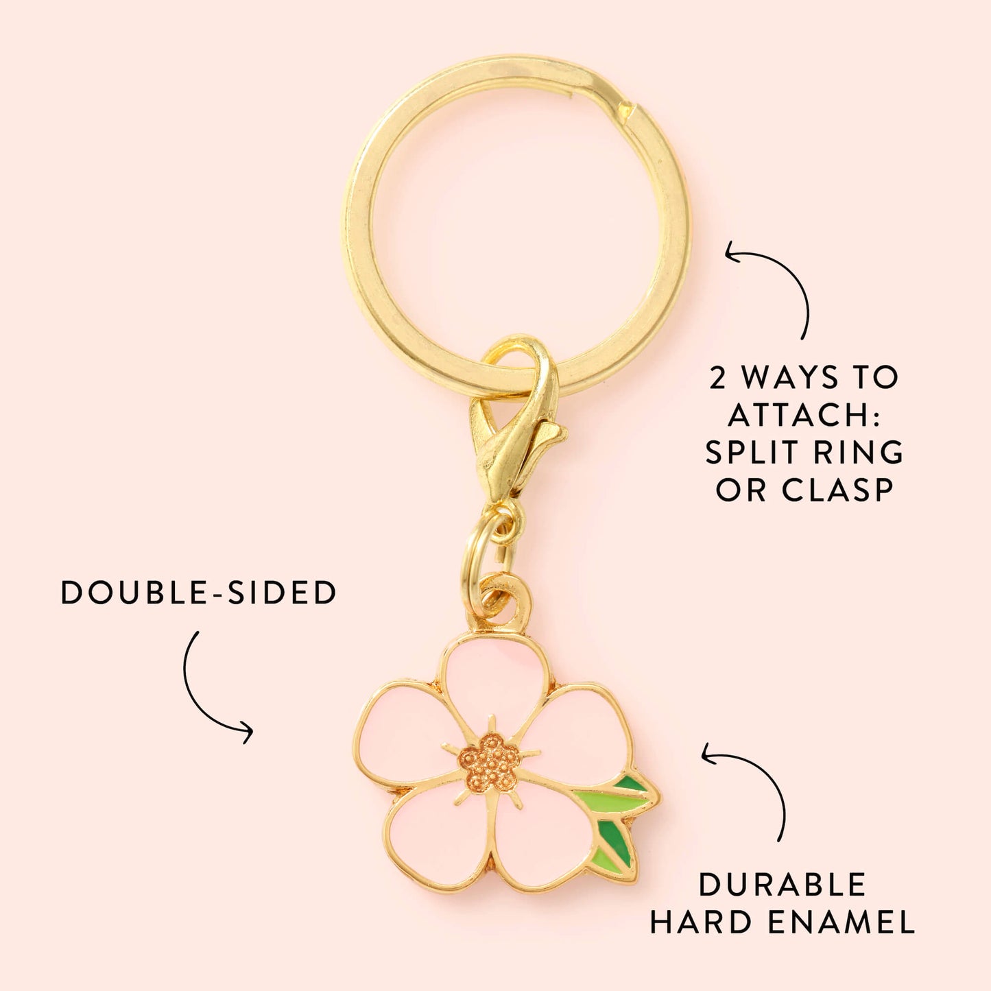 Sakura Blossom Collar Charm from The Foggy Dog