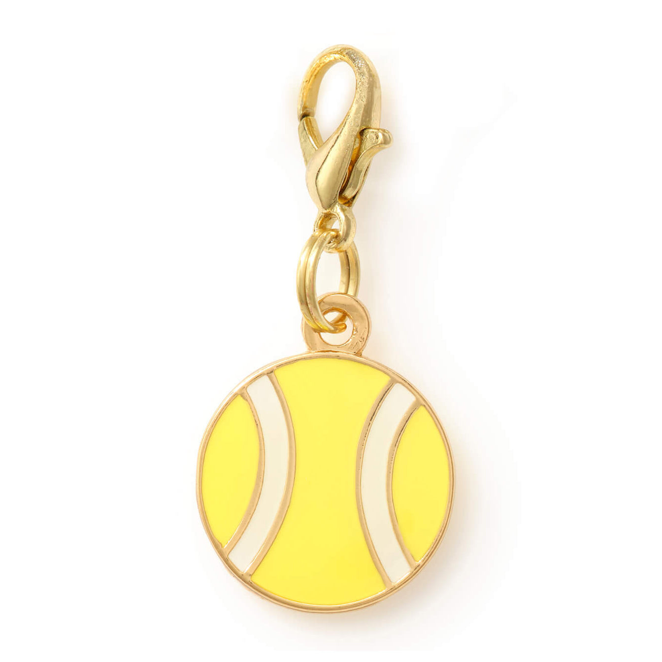 Tennis Ball Collar Charm from The Foggy Dog