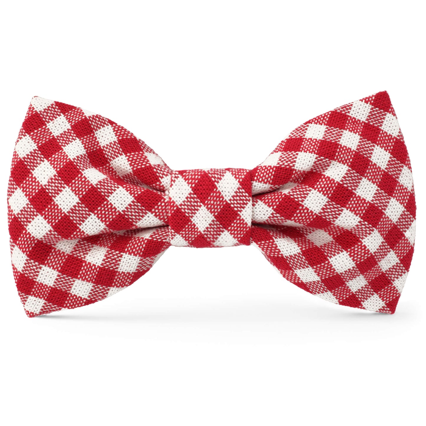 Red Gingham Dog Bow Tie from The Foggy Dog