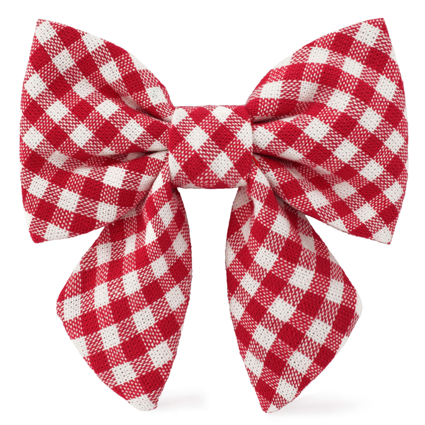 Red Gingham Lady Dog Bow from The Foggy Dog