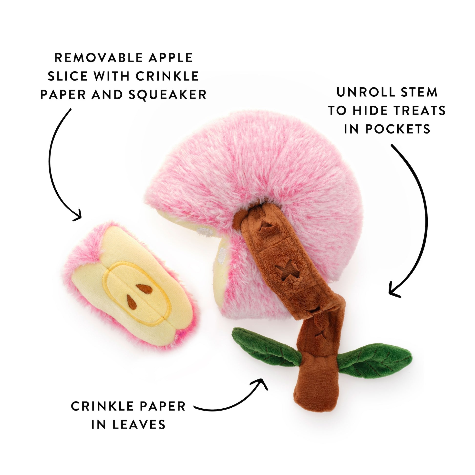 Apple Interactive Snuffle Dog Toy from The Foggy Dog