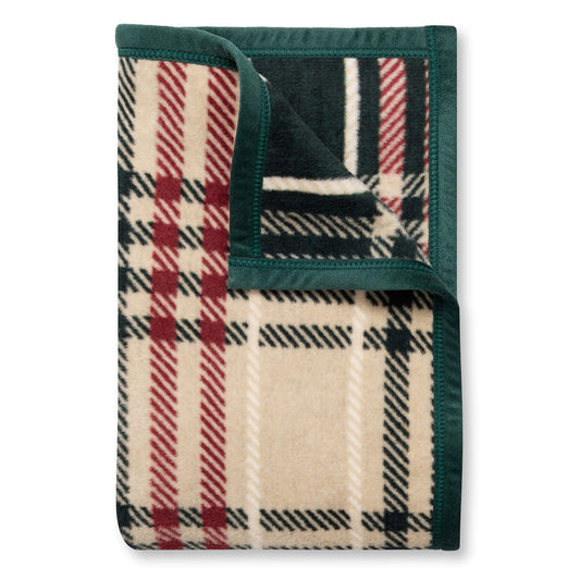 ChappyWrap x TFD Eggnog Plaid Dog Blanket from The Foggy Dog