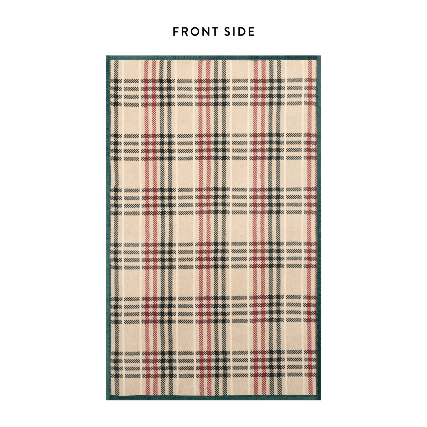 ChappyWrap x TFD Eggnog Plaid Dog Blanket from The Foggy Dog