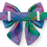 Fable Plaid Flannel Lady Dog Bow from The Foggy Dog