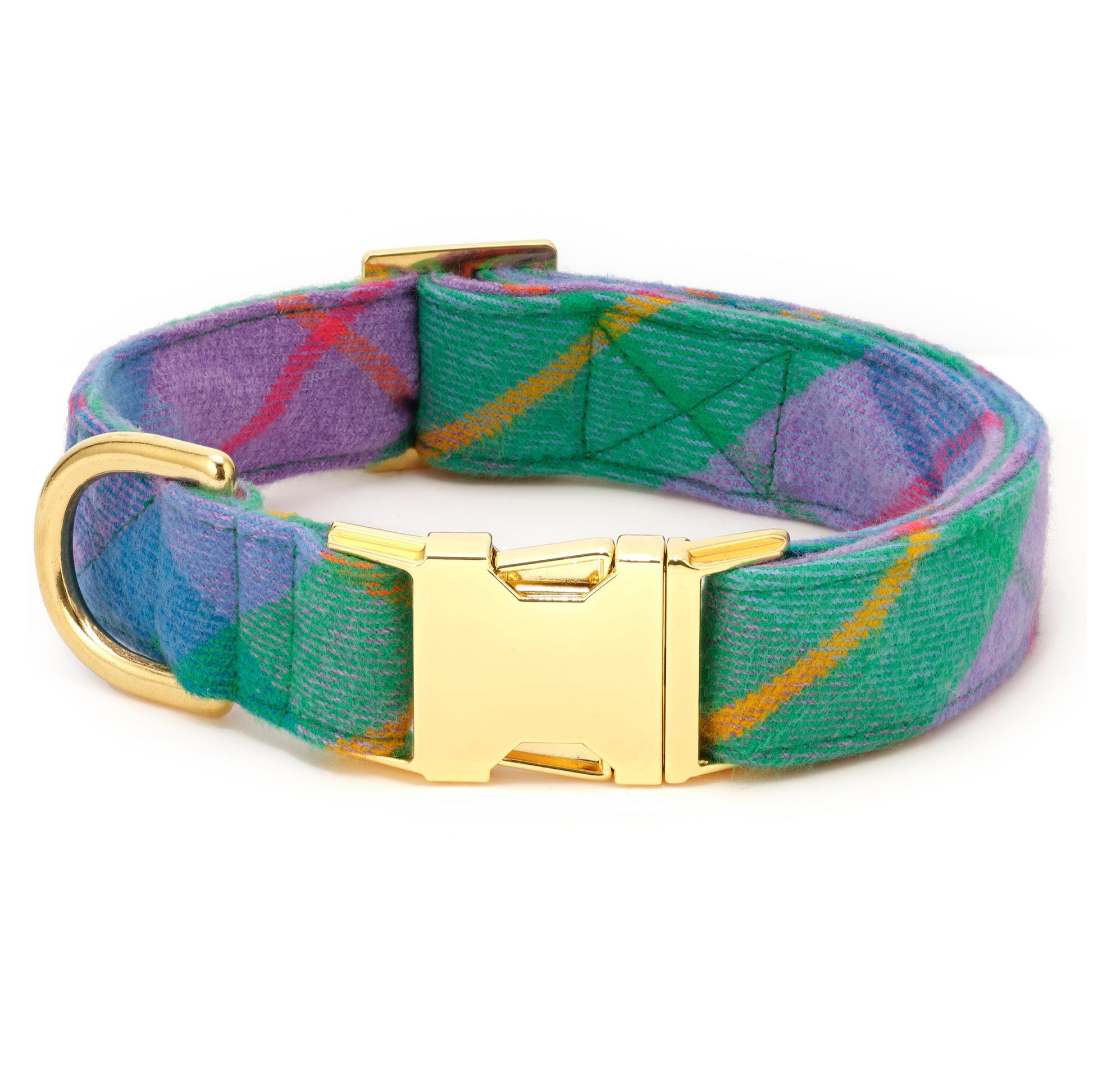 Fable Plaid Flannel Dog Collar from The Foggy Dog