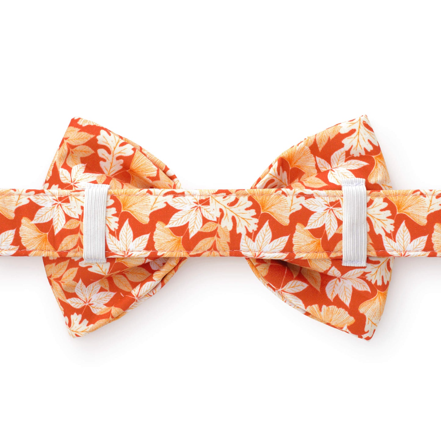 Autumn Leaves Rust Dog Bow Tie from The Foggy Dog