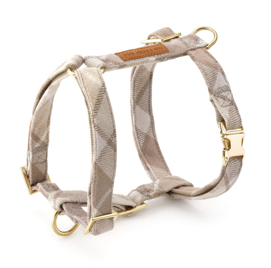 Andover Plaid Flannel Dog Harness from The Foggy Dog