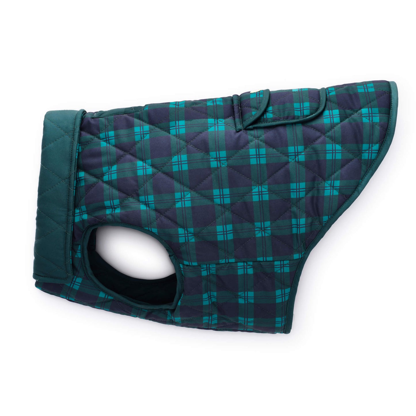 Black Watch Plaid Reversible Dog Jacket from The Foggy Dog