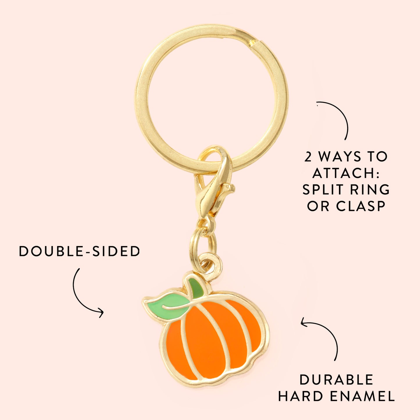 Pumpkin Collar Charm from The Foggy Dog