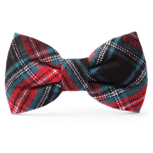 Draper James x TFD Georgia Plaid Dog Bow Tie