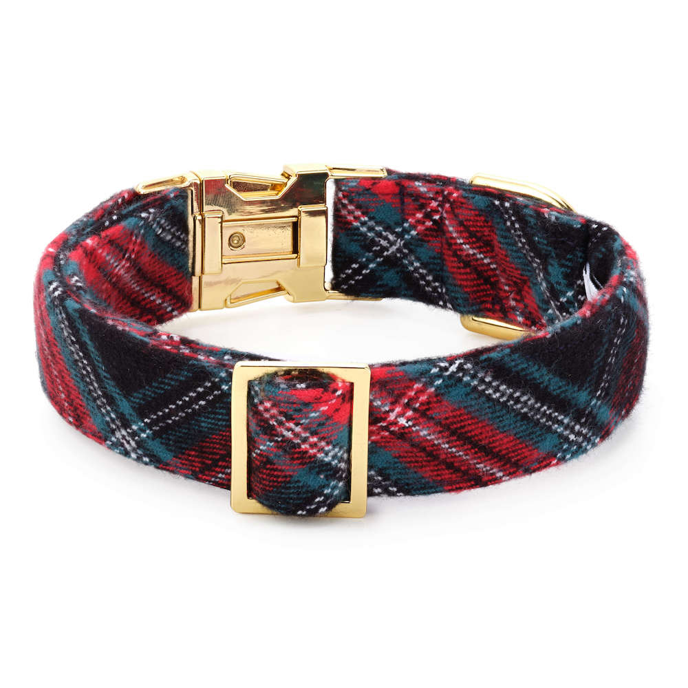 Draper James x TFD Georgia Plaid Dog Collar