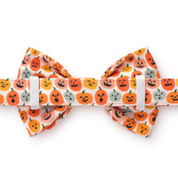 Jack-o’-Lanterns Bow Tie Collar from The Foggy Dog