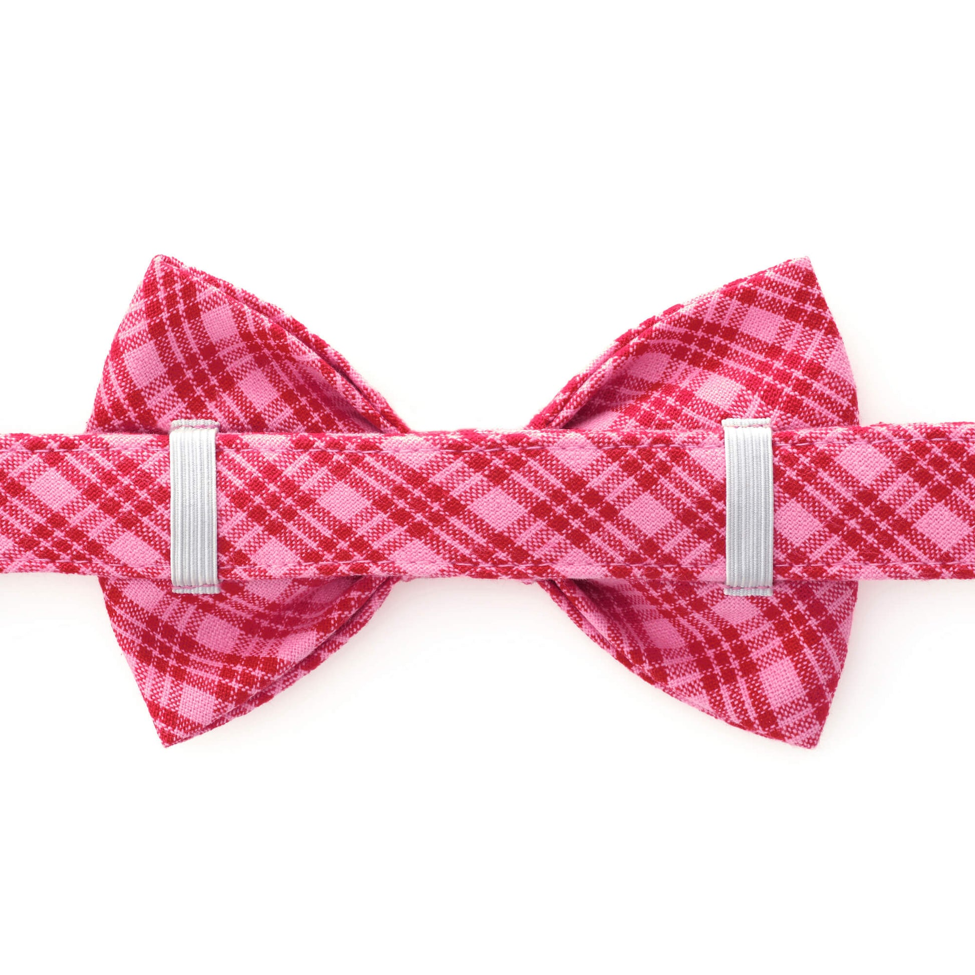 Heather Taylor Home x TFD Katherine Plaid Valentine Bow Tie Collar from The Foggy Dog