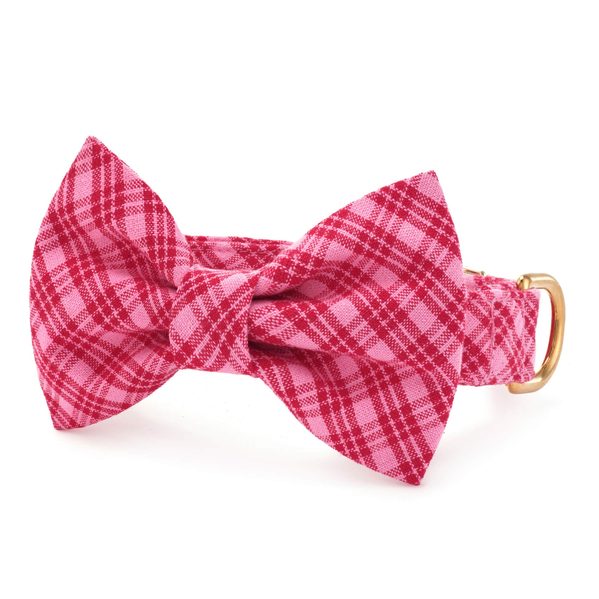 Heather Taylor Home x TFD Katherine Plaid Valentine Bow Tie Collar from The Foggy Dog