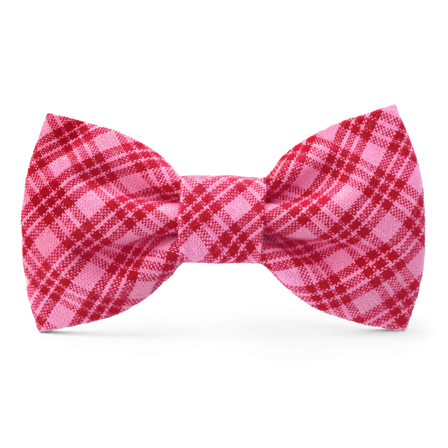 Heather Taylor Home x TFD Katherine Plaid Valentine Dog Bow Tie from The Foggy Dog