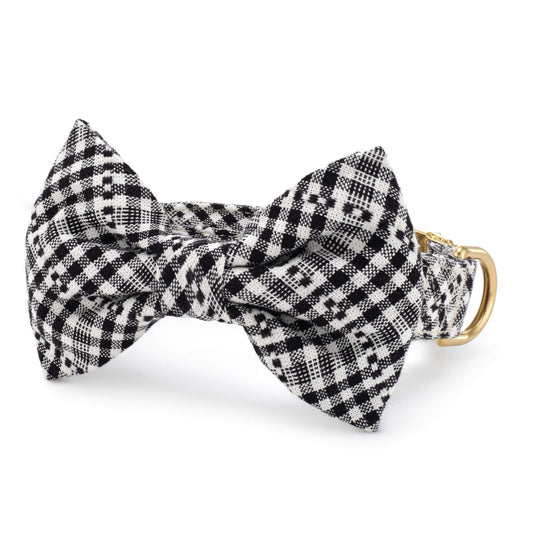 Heather Taylor Home x TFD Soho Black Bow Tie Collar from The Foggy Dog