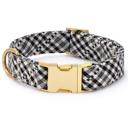 Heather Taylor Home x TFD Soho Black Dog Collar from The Foggy Dog