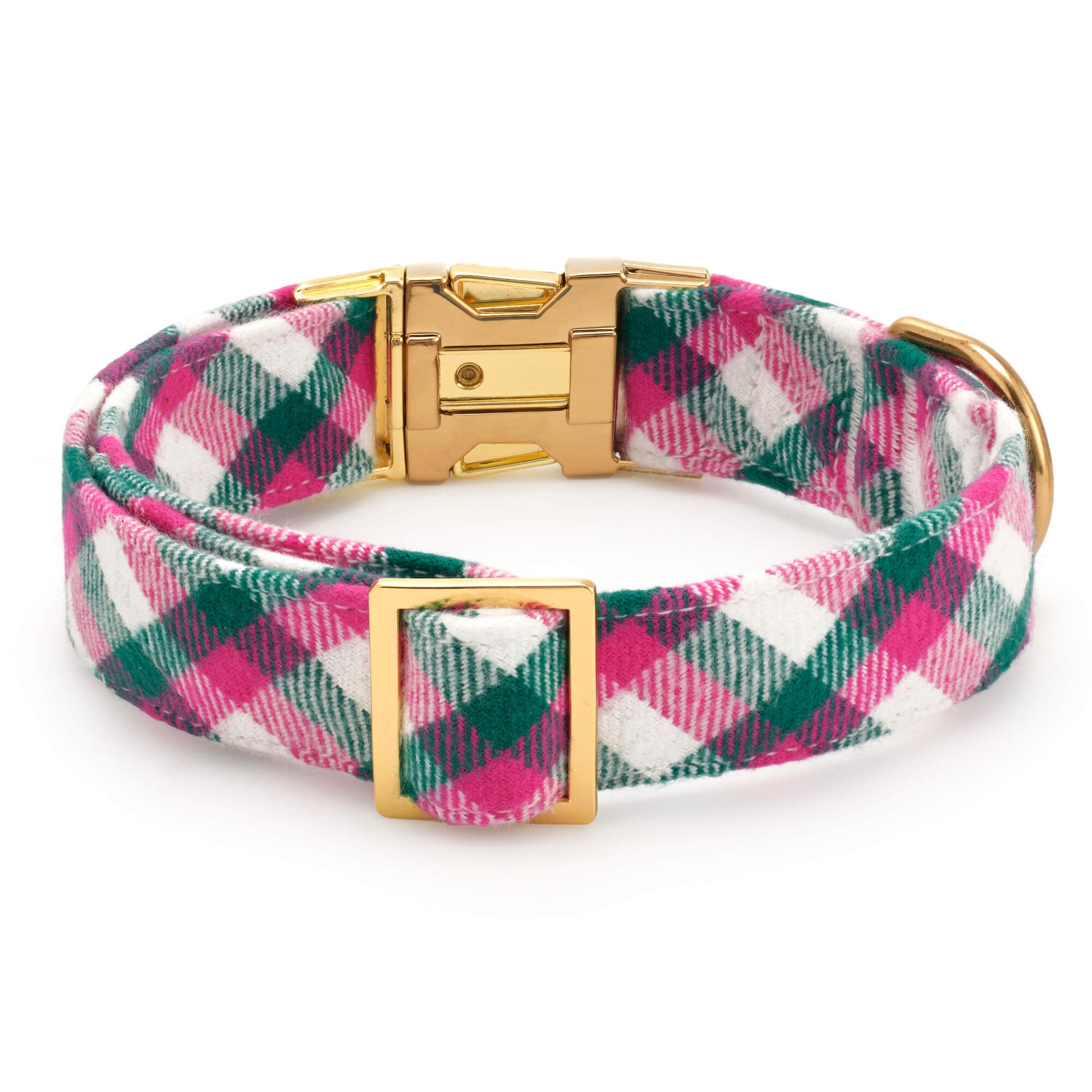 Callie Plaid Flannel Dog Collar from The Foggy Dog