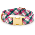 Callie Plaid Flannel Dog Collar