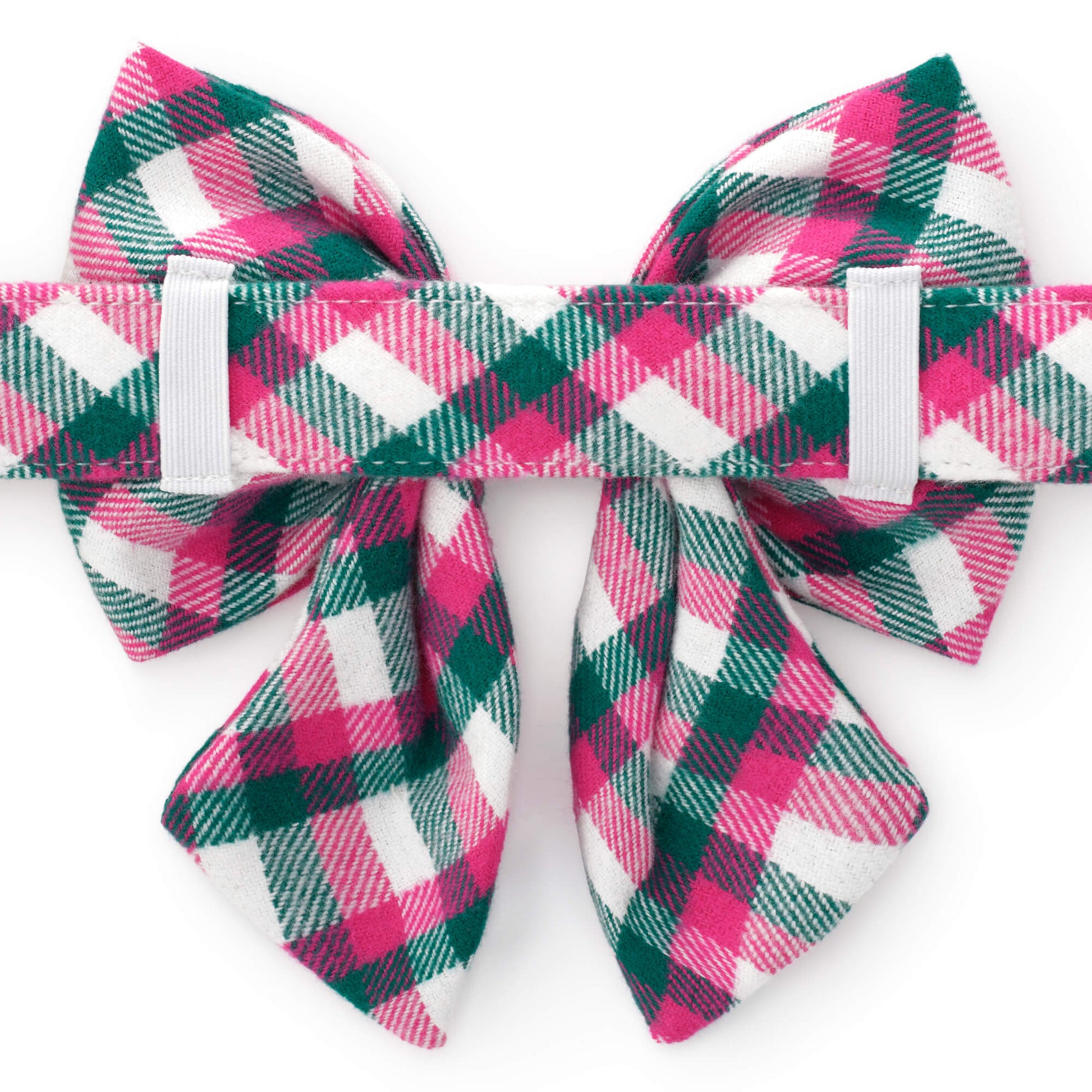 Callie Plaid Flannel Lady Bow Collar from The Foggy Dog