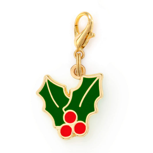 Holly Collar Charm