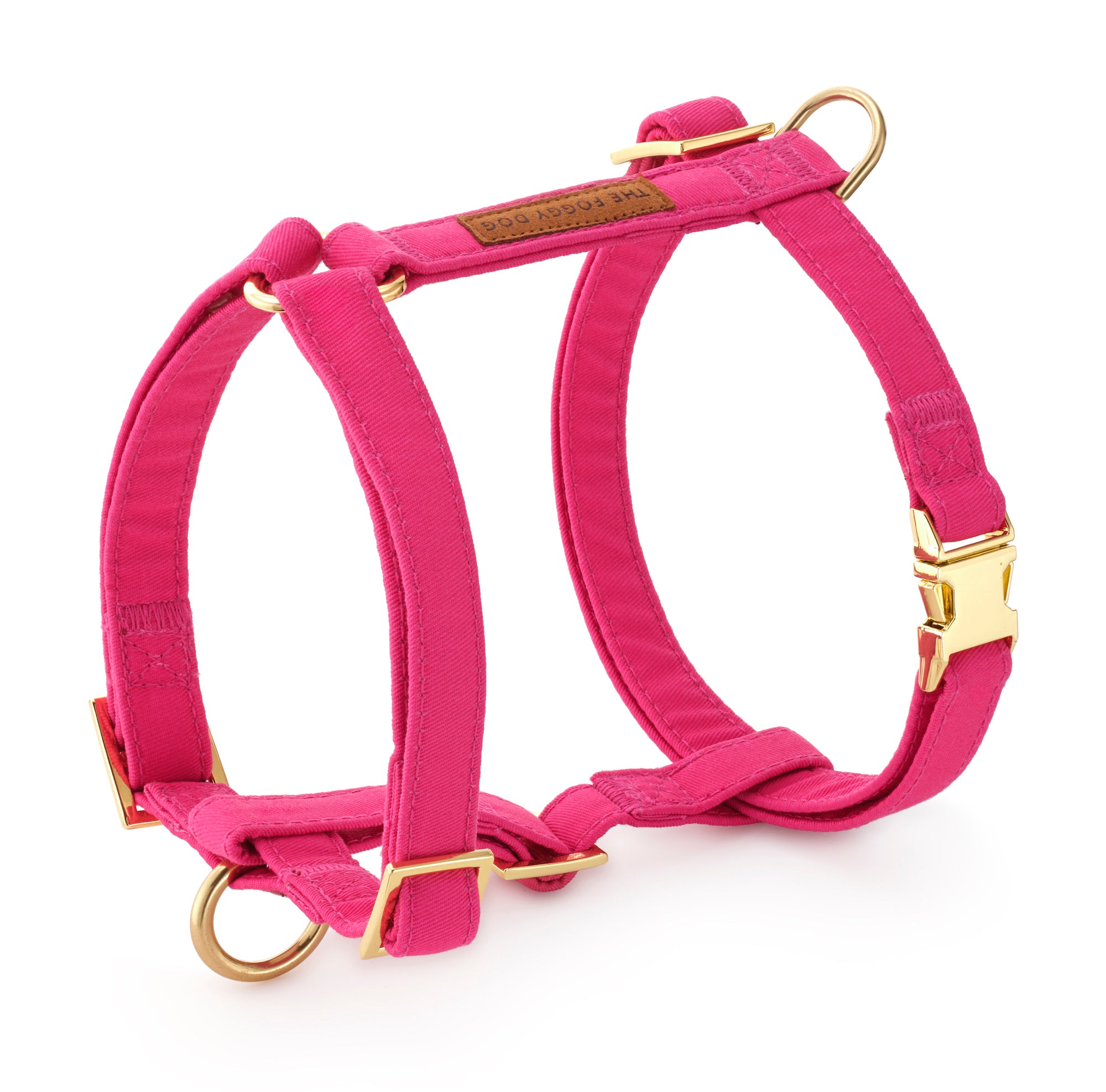 The Foggy Dog Harness Hot Pink M