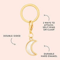 Moon Collar Charm from The Foggy Dog