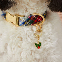 Holly Collar Charm with Pet Tag Keeper from The Foggy Dog