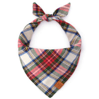 Regent Plaid Flannel Dog Bandana from The Foggy Dog