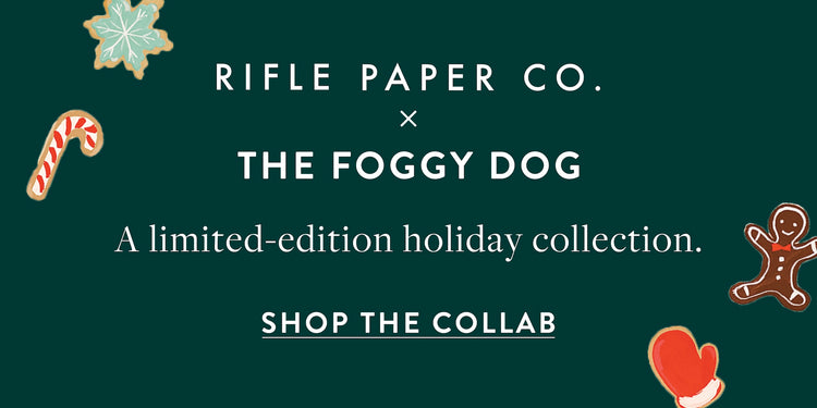 Rifle Paper Co. x The Foggy Dog Holiday Collaboration