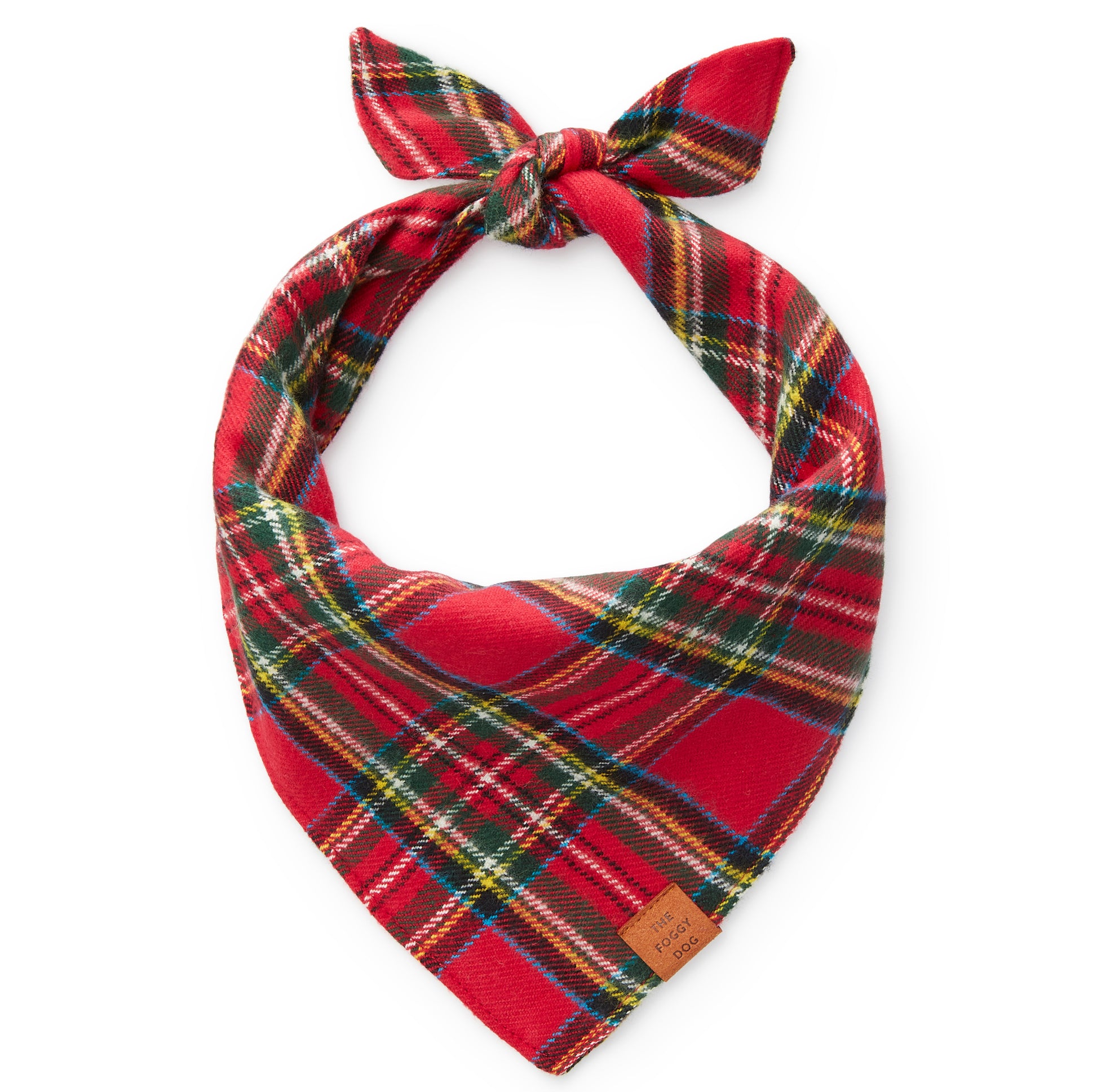 Tartan Plaid Flannel Dog Bandana from The Foggy Dog