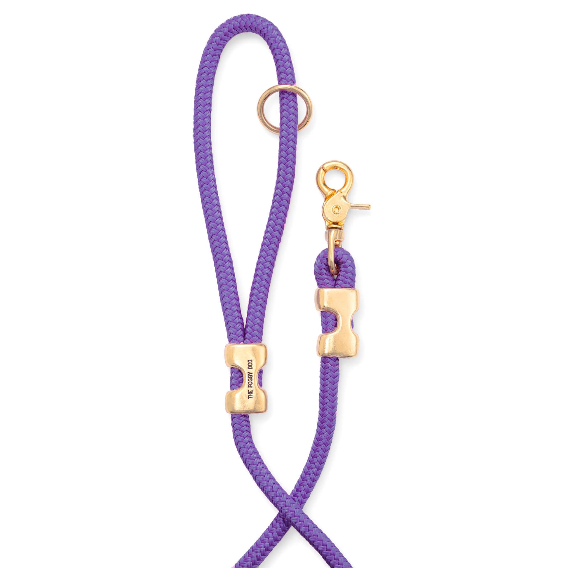 Violet Marine Rope Dog Leash from The Foggy Dog