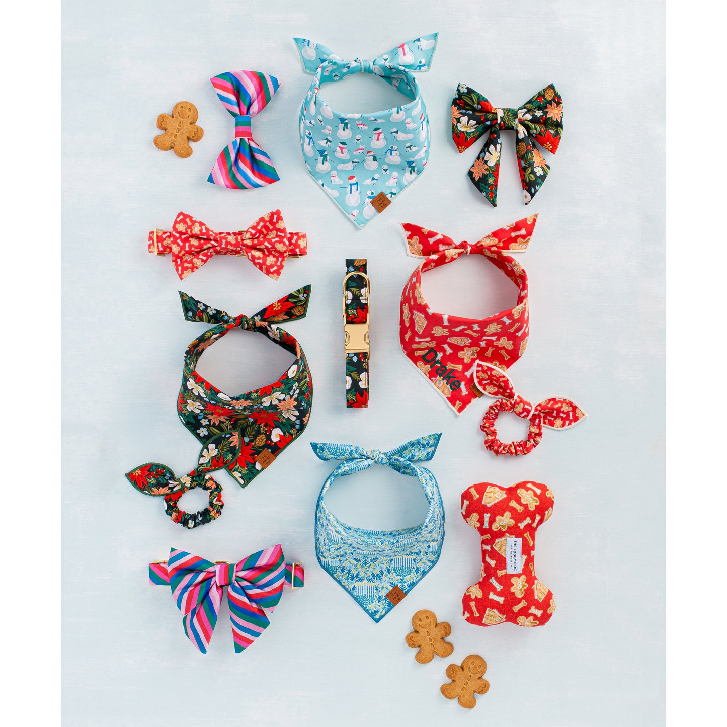 Baking Spirits Bright Dog Bow Tie