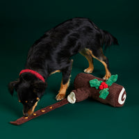 Yule Log Interactive Snuffle Dog Toy from The Foggy Dog