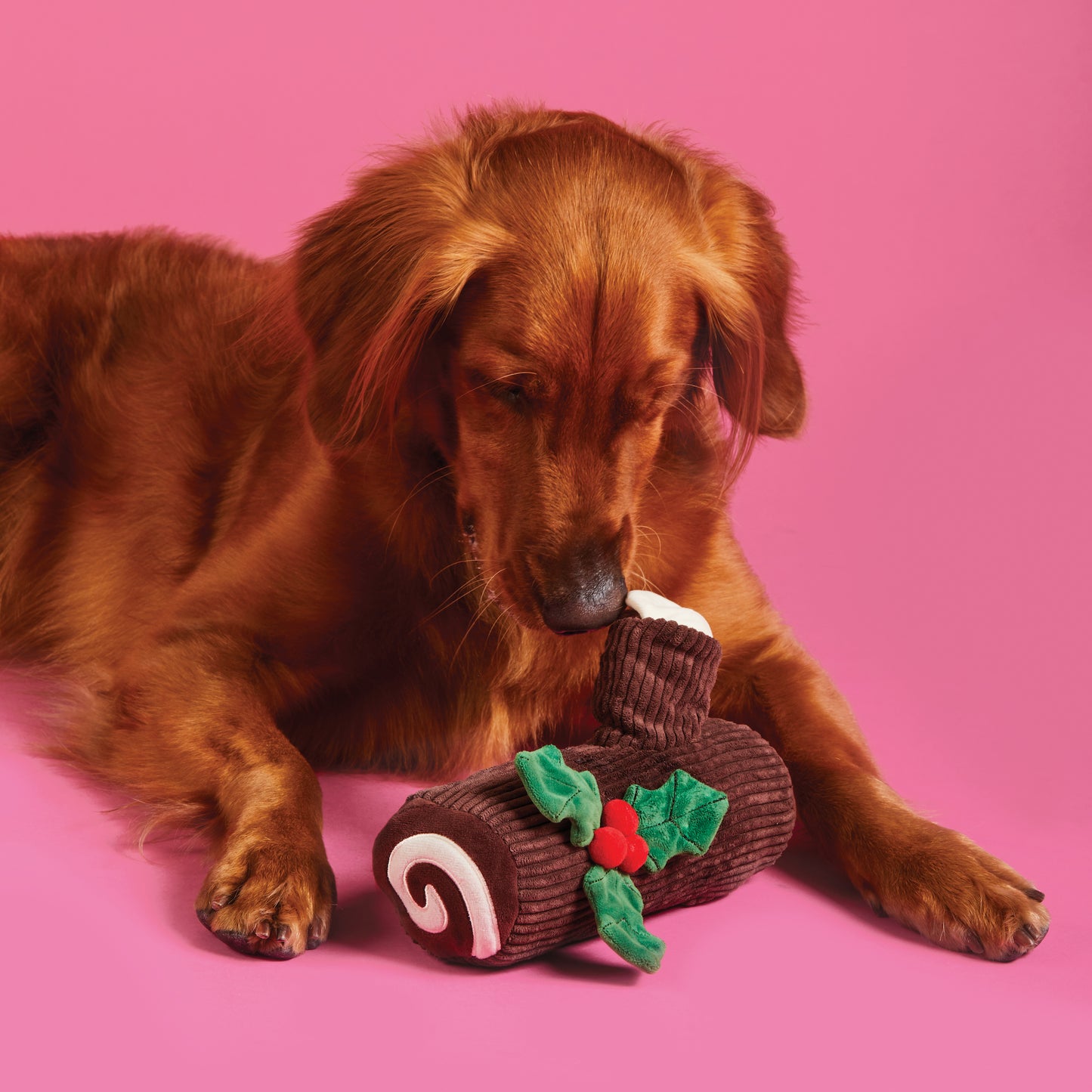 Yule Log Interactive Snuffle Dog Toy from The Foggy Dog