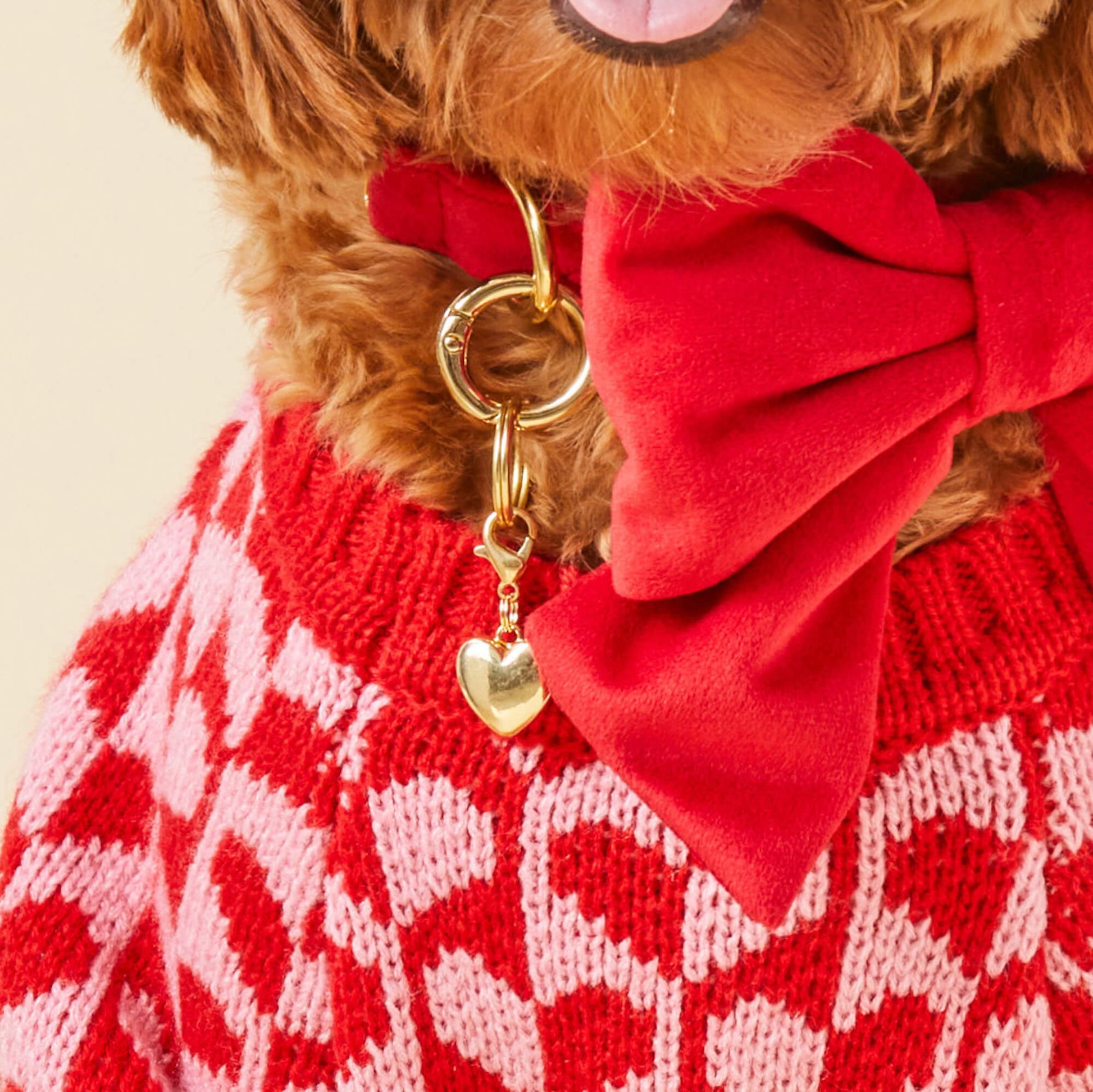 Heart of Gold Collar Charm from The Foggy Dog