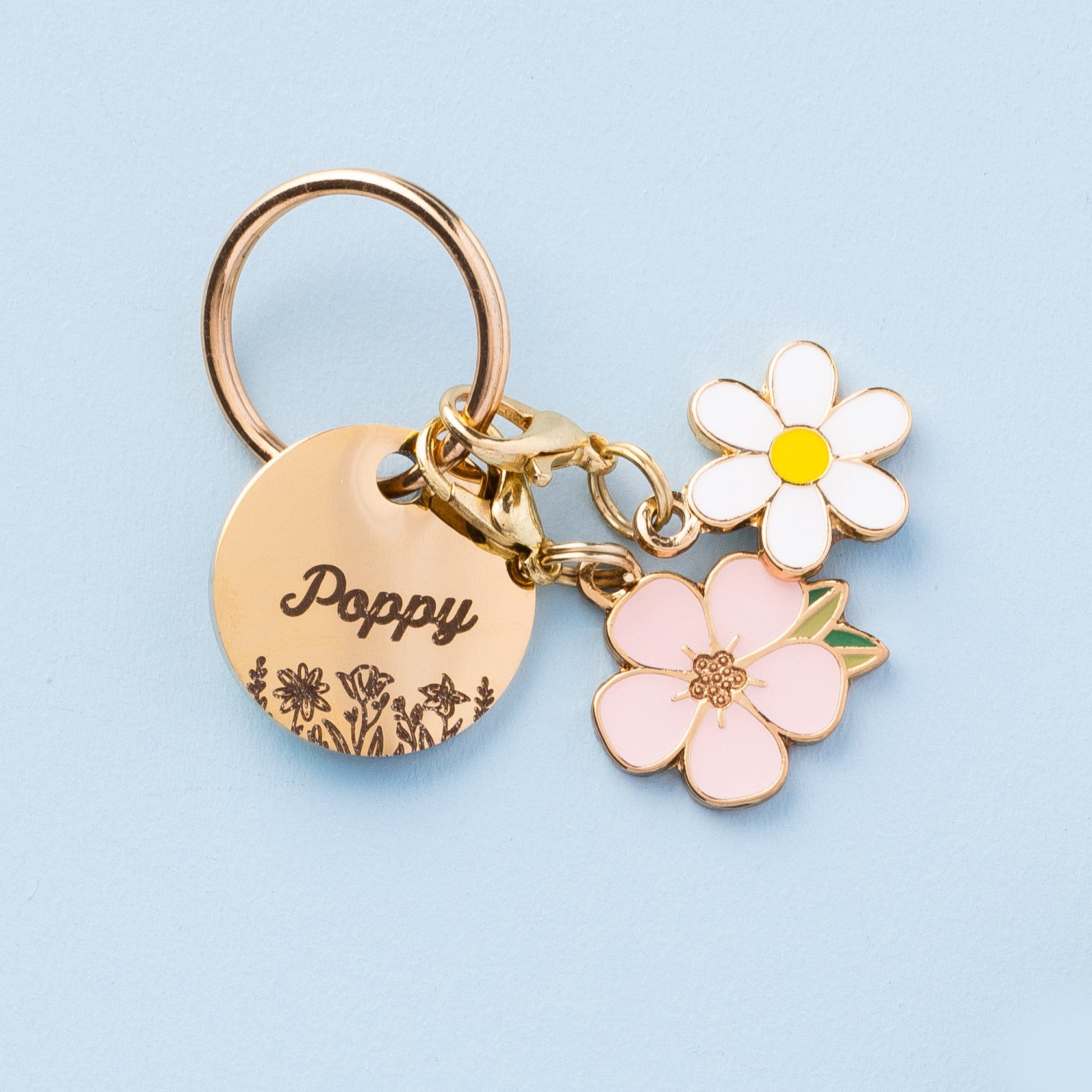 Sakura Blossom Collar Charm from The Foggy Dog